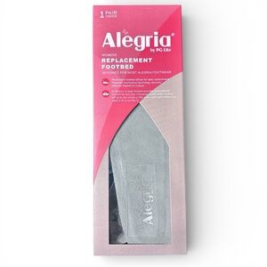 Alegria Women’s Replacement Footbed Size 38 M 999G Gray New In Box